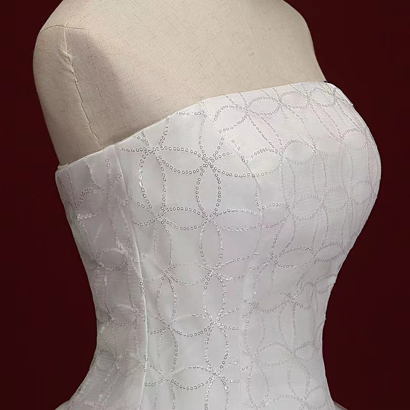 CHRIS&JE Wedding Dresses Bridal Dresses with Thin, Simple, and Dreamy Chest Dresses